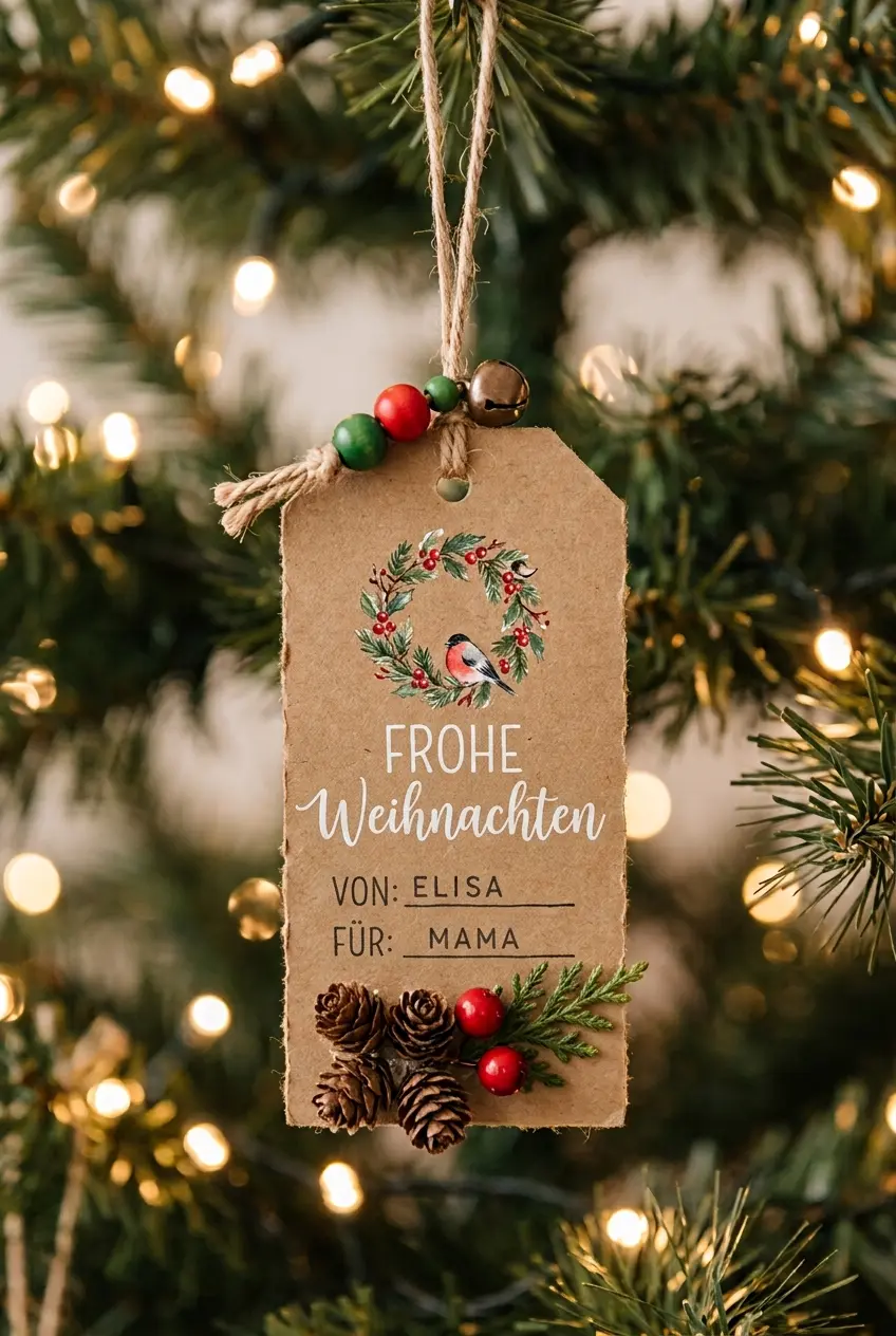 Weihnachts Anhaenger für Geschenke
